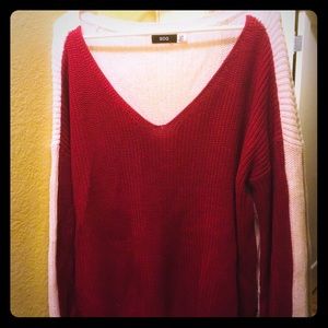 Color block sweater